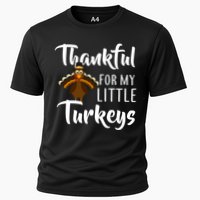 Teachers Thanksgiving Thankful For My little Turkeys Cooling Performance Crew T-Shirt