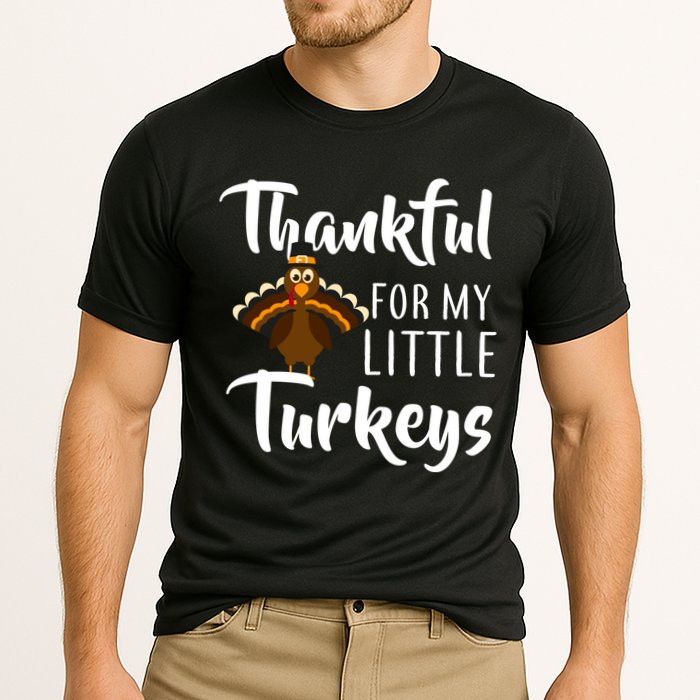 Teachers Thanksgiving Thankful For My little Turkeys Cooling Performance Crew T-Shirt