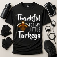 Teachers Thanksgiving Thankful For My little Turkeys Cooling Performance Crew T-Shirt