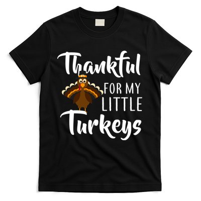 Teachers Thanksgiving Thankful For My little Turkeys T-Shirt