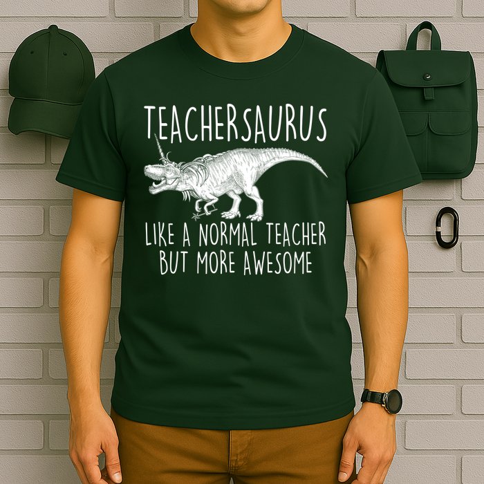 Teachersaurus Like A Normal Teacher But More Awesome T-Shirt