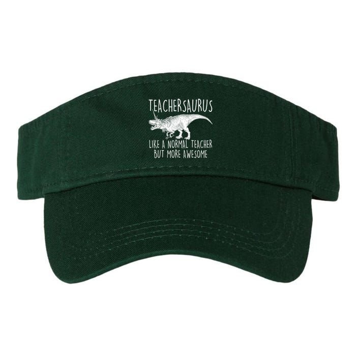 Teachersaurus Like A Normal Teacher But More Awesome Valucap Bio-Washed Visor