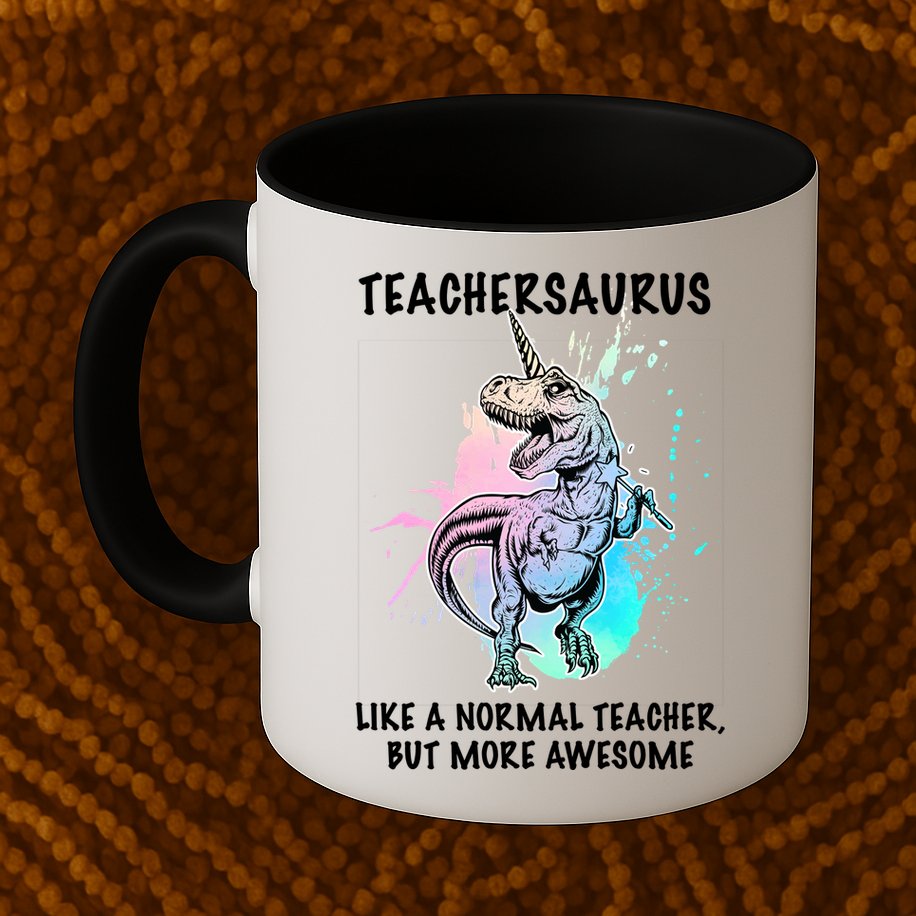 Teachersaurus Unicorn Mug