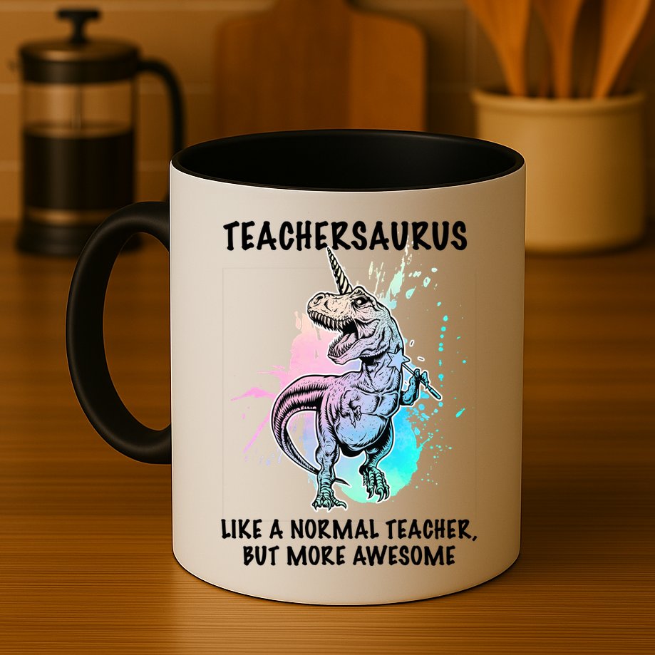 Teachersaurus Unicorn Mug