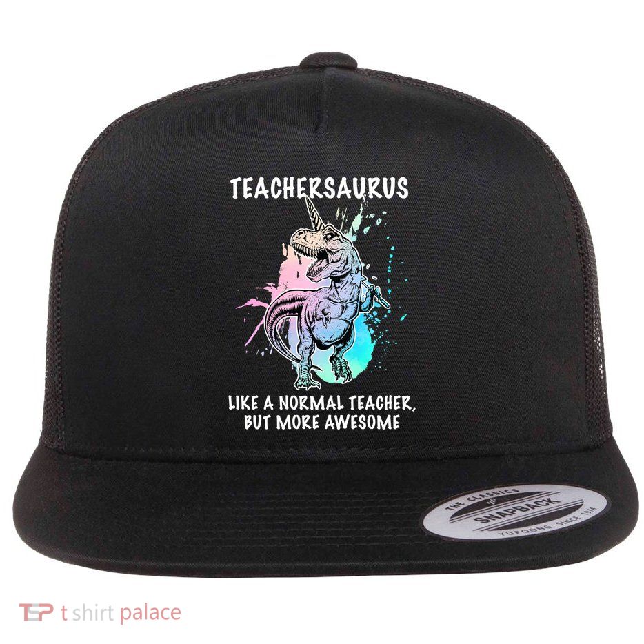 Teachersaurus Unicorn Flatbill Hat