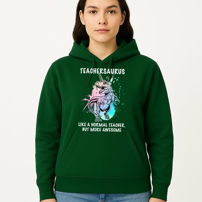 Teachersaurus Unicorn Hoodie