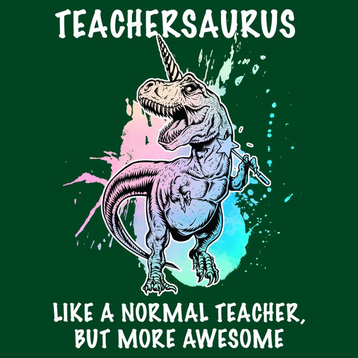 Teachersaurus Unicorn Long Sleeve Shirt