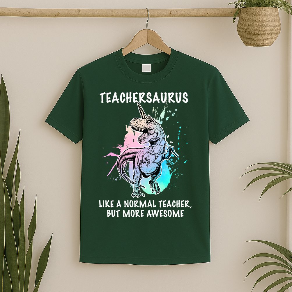 Teachersaurus Unicorn T-Shirt
