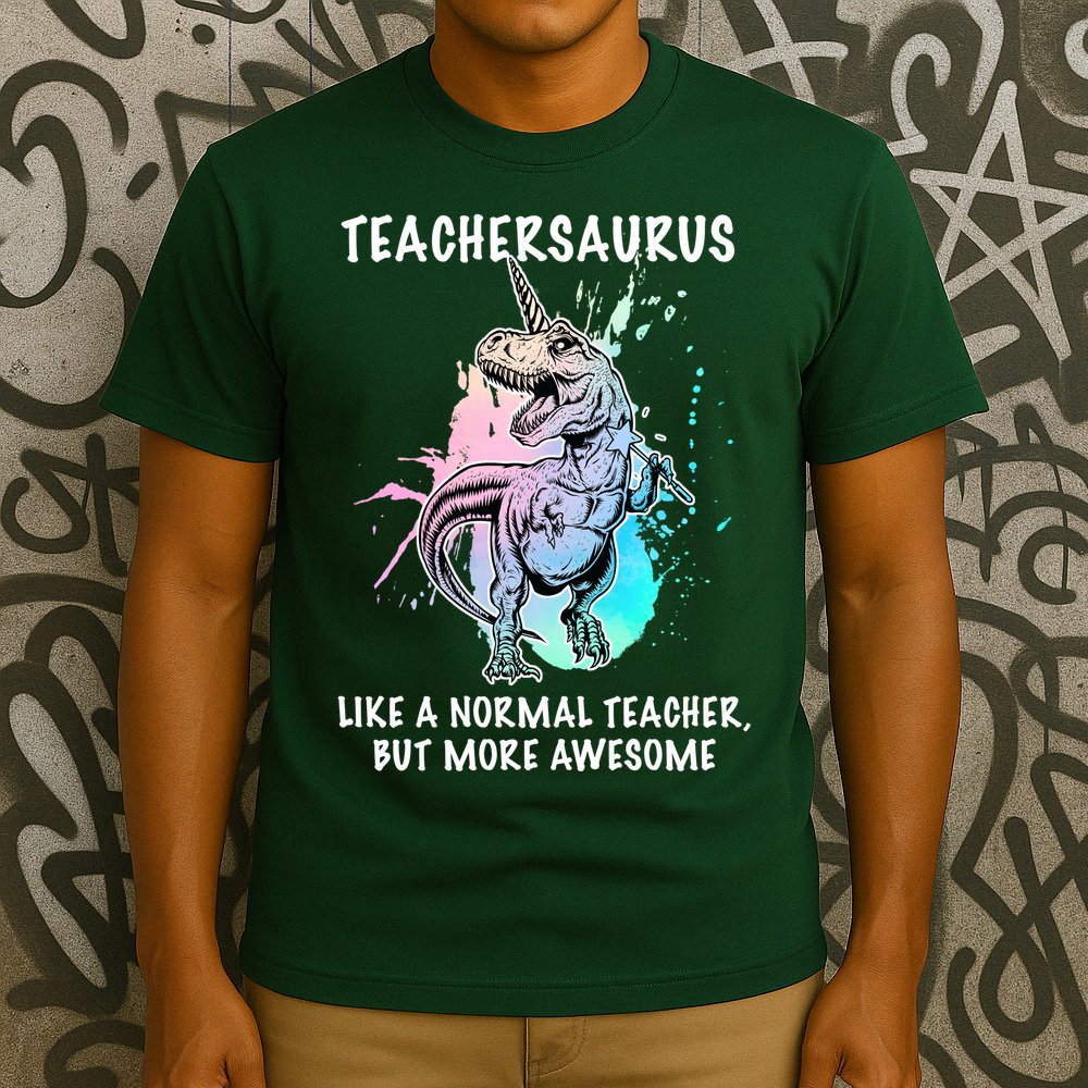 Teachersaurus Unicorn T-Shirt