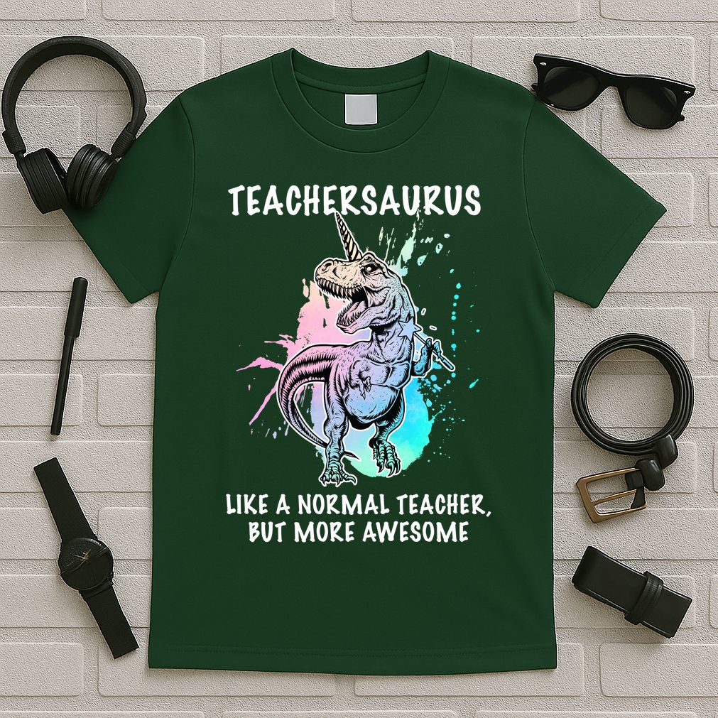 Teachersaurus Unicorn T-Shirt