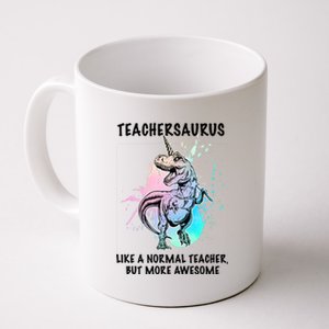 Teachersaurus Unicorn Coffee Mug