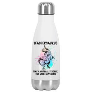 Teachersaurus Unicorn Stainless Steel Insulated Water Bottle