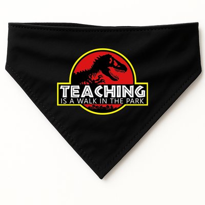 Teaching  Is A Walk In The Park USA-Made Doggie Bandana