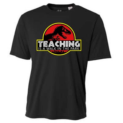 Teaching  Is A Walk In The Park Cooling Performance Crew T-Shirt