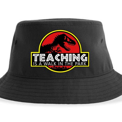 Teaching  Is A Walk In The Park Sustainable Bucket Hat