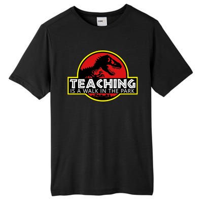 Teaching  Is A Walk In The Park Tall Fusion ChromaSoft Performance T-Shirt