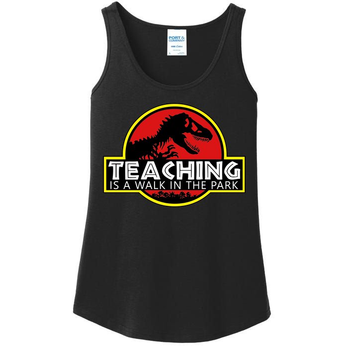 Teaching  Is A Walk In The Park Ladies Essential Tank