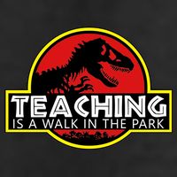 Teaching  Is A Walk In The Park 25L Jumbo Tote