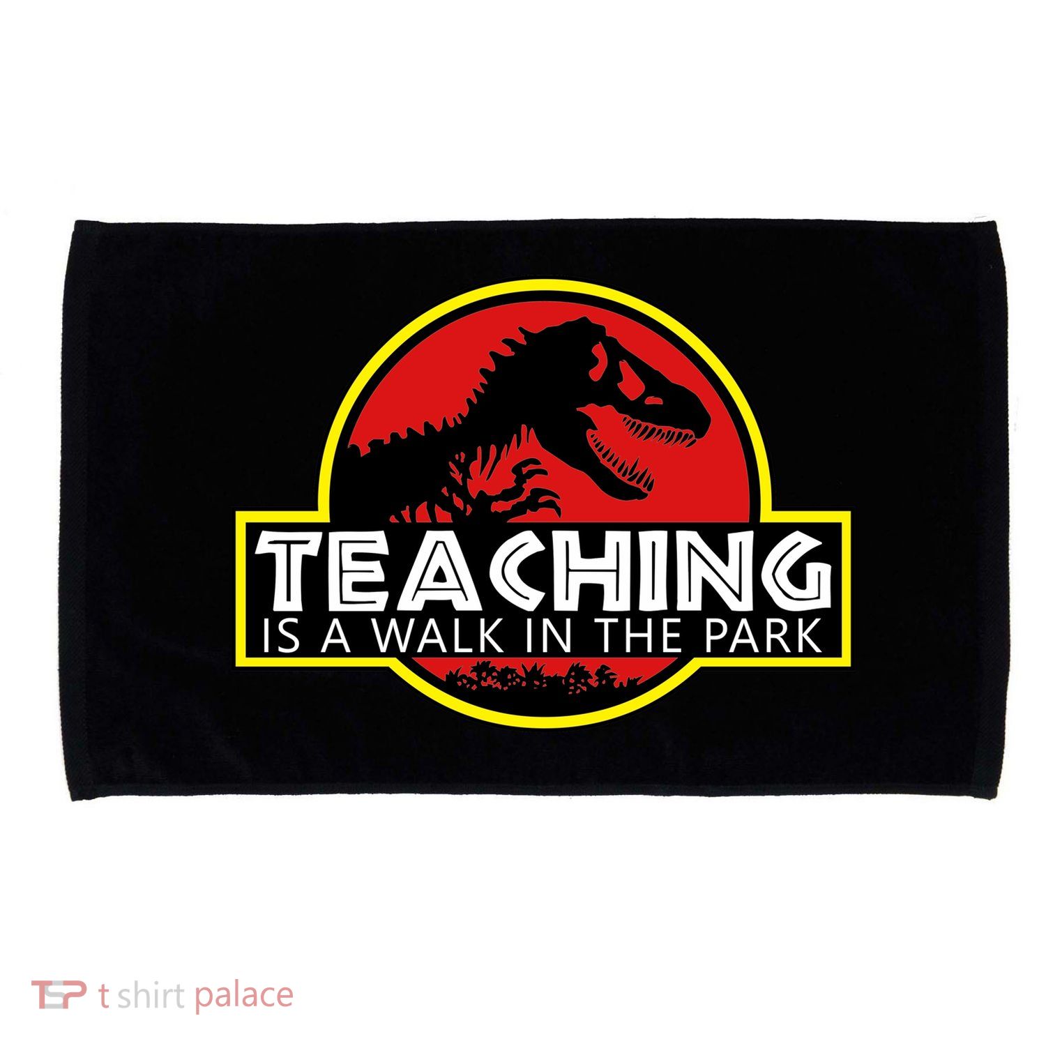 Teaching  Is A Walk In The Park Microfiber Hand Towel