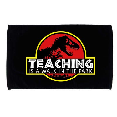 Teaching  Is A Walk In The Park Microfiber Hand Towel