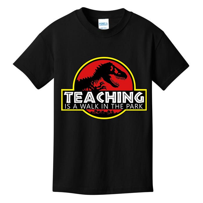 Teaching  Is A Walk In The Park Kids T-Shirt