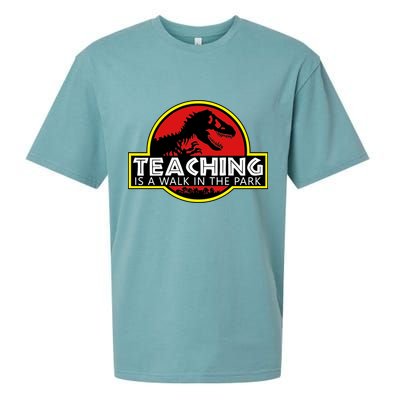 Teaching  Is A Walk In The Park Sueded Cloud Jersey T-Shirt