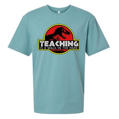 Teaching  Is A Walk In The Park Sueded Cloud Jersey T-Shirt