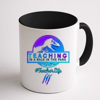 Teaching Is A Walk In Park Jurassic Teacher Mug