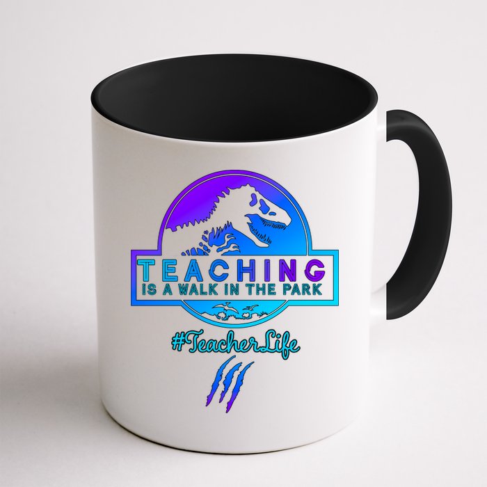 Teaching Is A Walk In Park Jurassic Teacher Mug