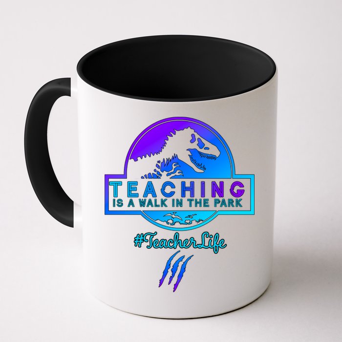 Teaching Is A Walk In Park Jurassic Teacher Mug