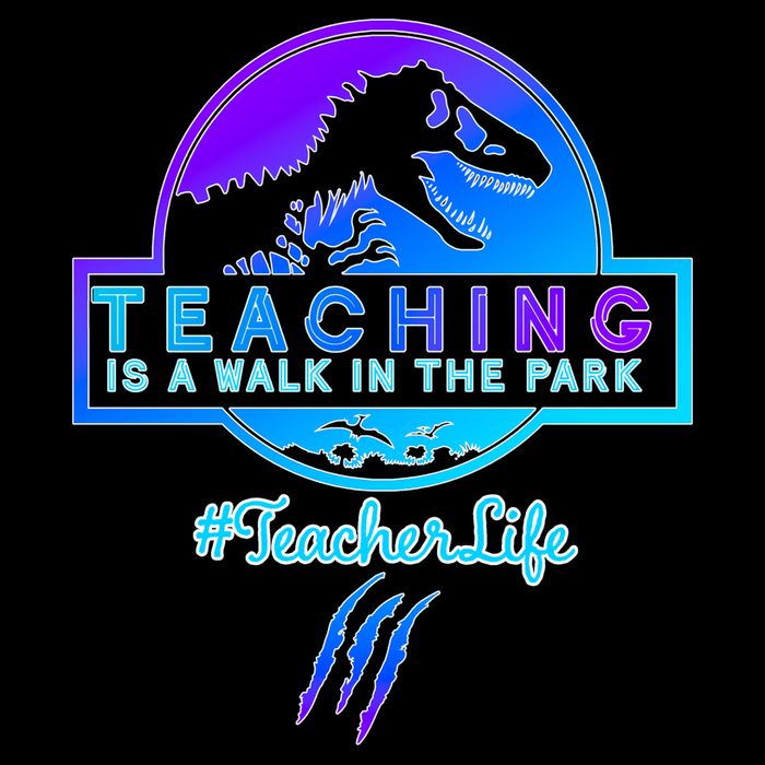 Teaching Is A Walk In Park Jurassic Teacher Flatbill Hat