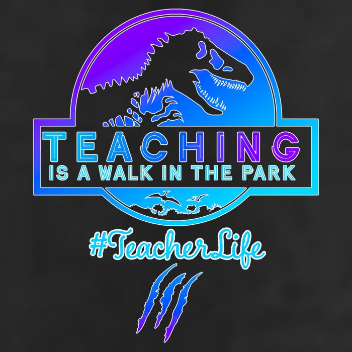 Teaching Is A Walk In Park Jurassic Teacher Trucker Hat