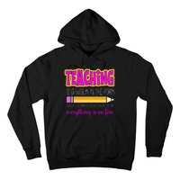 Teaching Is A Walk In The Park Hoodie