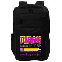 Teaching Is A Walk In The Park Impact Tech Backpack