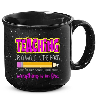 Teaching Is A Walk In The Park 15oz Campfire Ceramic Mug