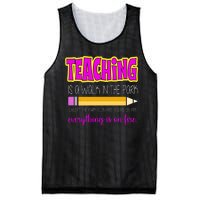 Teaching Is A Walk In The Park Mesh Reversible Basketball Jersey Tank