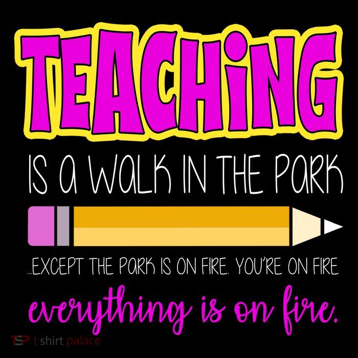 Teaching Is A Walk In The Park Tank Top