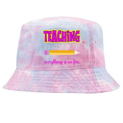 Teaching Is A Walk In The Park Tie-Dyed Bucket Hat