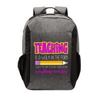 Teaching Is A Walk In The Park Vector Backpack