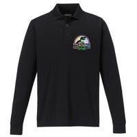 Teaching Is A Walk In The Park Funny Teacher Performance Long Sleeve Polo