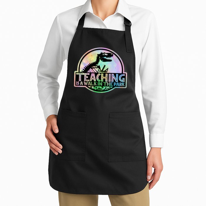 Teaching Is A Walk In The Park Funny Teacher Apron