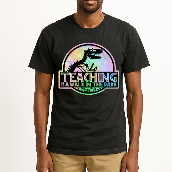 Teaching Is A Walk In The Park Funny Teacher Tall T-Shirt