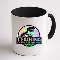 Teaching Is A Walk In The Park Funny Teacher Mug