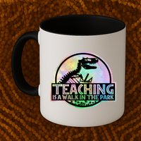 Teaching Is A Walk In The Park Funny Teacher Mug