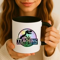 Teaching Is A Walk In The Park Funny Teacher Mug