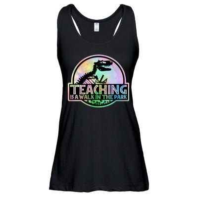 Teaching Is A Walk In The Park Funny Teacher Ladies Essential Flowy Tank