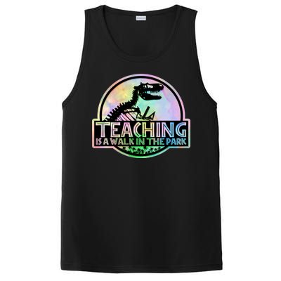 Teaching Is A Walk In The Park Funny Teacher PosiCharge Competitor Tank