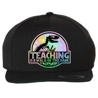 Teaching Is A Walk In The Park Funny Teacher Wool Snapback Cap