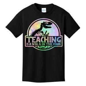 Teaching Is A Walk In The Park Funny Teacher Kids T-Shirt