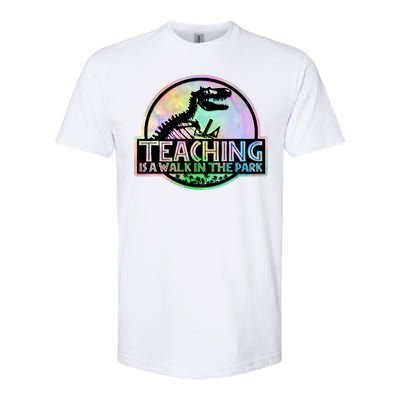 Teaching Is A Walk In The Park Funny Teacher Softstyle® CVC T-Shirt